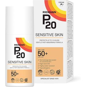 RIEMANN P20 SPF50 Sensitive opalovací krém 100 ml, bílý
