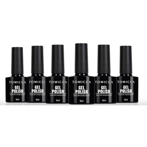 TOMICCA Gel UV/LED Gel Lak Na Nechty 6 x 8ml (bez krabičky)