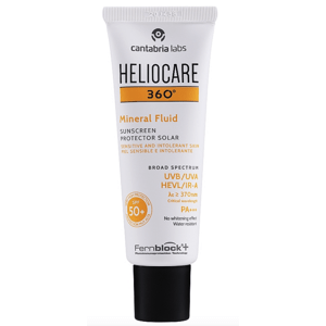 Cantabria Labs Heliocare 360° Mineral Fluid SPF 50+, 50ml