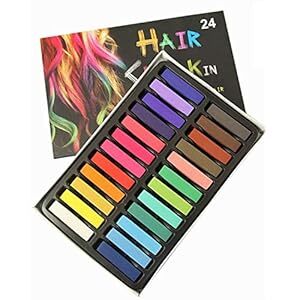 HAIR CHALK Sada 24 barevných kříd na vlasy pro děti