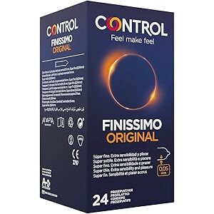 CONTROL Feel Make Feel Finissimo Original,  supertenká citlivost 24 kondomů