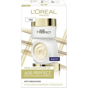 L'ORÉAL PARIS Age Perfect Classic Collagen Expert Face Cream Set s denním a nočním krémem, 2x50ml