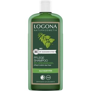 LOGONA Naturkosmetik Vyživující šampon s bio kopřivou 250 ml