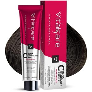 Vitalcare Professional - 4/00, hnedá Profesionálny krém na permanentné farbenie vlasov 100ml