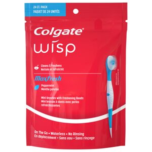 Colgate Wisp Max Fresh Peppermint Mini-Brushes, 24 ks
