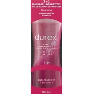 Durex 2 v 1 Massage & Lubricant Guarana 200ml