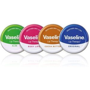 VASELINE LIP THERAPY 4 PACK LIP BALM-ALOE,ROSY,COCOA & ORIGINAL