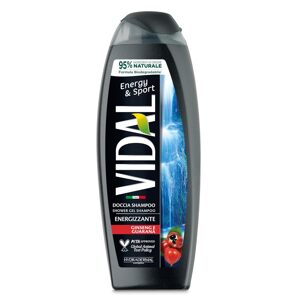 Vidal Energy & Sport sprchový gel, povzbuzující s ženšenem a guaranou, 250 ml