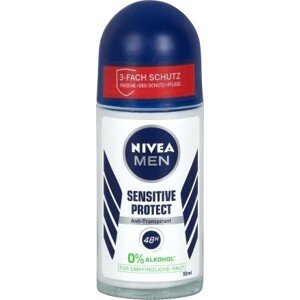 NIVEA MEN Antiperspirant Deodorant Roll-On Sensitive Protect, 50 ml
