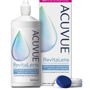 Roztok na kontaktní čočky acuvue revitalens desinfection 360 ml-bez krabice a pouzdra