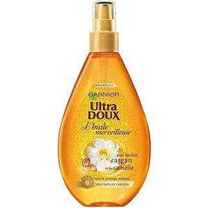 Garnier Ultra Doux Wonderful Oil s arganovým a kaméliovým olejem pro všechny typy vlasů - 150 ml
