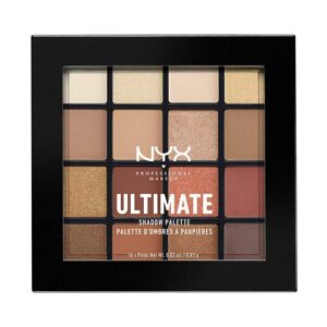 NYX PROFESSIONAL MAKEUP oční stíny 16 ks teplých neutrálních odstínů