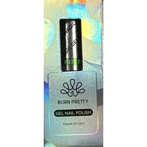 BORN PRETTY Magnetický gelový lak na nehty stříbrný holografický 15ml