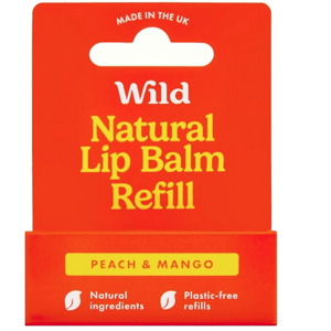 Wild - Přírodní balzám na rty Peach & Mango 4,5 g refill