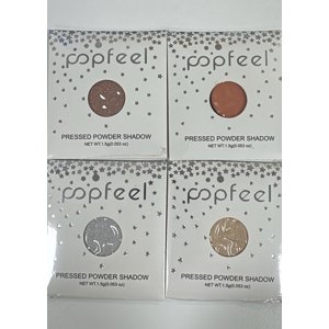 popfeel oční stíny  4kusy odstíny 1, 2, 3, 4