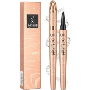 QIC Pencil Marker Pen voděodolný fix na obočí 02 HNĚDÝ 0,4g