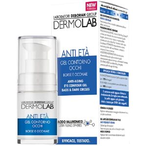 DERMOLAB Gel proti stárnutí očních kontur, 15 ml