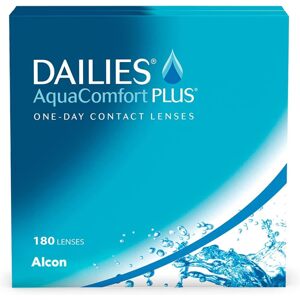 Dailies AquaComfort Plus Jednodenní kontaktní čočky, měkké, 180 kusů, BC 8,7 mm, DIA 14,0 mm, -2 dioptrie