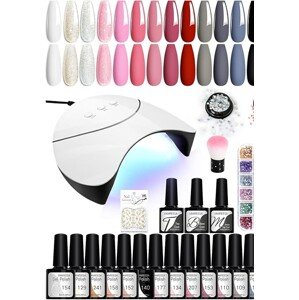 VANREESA Gel Nail Polish Set, 20pcs
