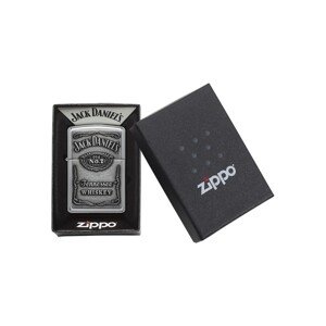 Zippo Jack Daniels stříbrný