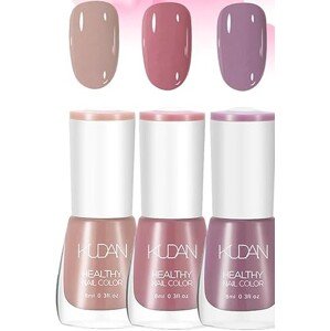Kudan Nail Polish Pack - 6×8 ml (Odstíny růžové: 04, 08, 12, 17, 25, 28)