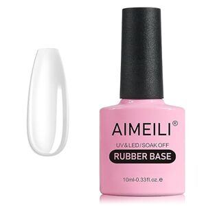 AIMEILI Rubber Base Gel Clear, 10ml