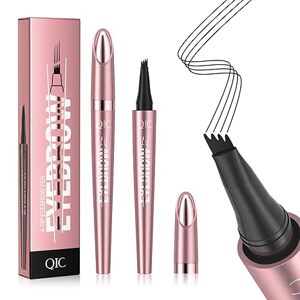 QIC Eyebrow 4 Tip Brow Pencil, 04 Black