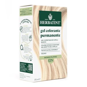 Herbatint Permanentní gelová barva na vlasy 10N Platinum Blonde - 170 ml