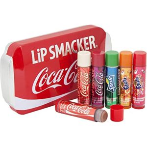 Coca Cola Lip Smacker Sada balzámů na rty s příchutí pro děti 6 ks