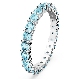 SWAROVSKI Matrix Prsten, Modrý (Velikost 55)
