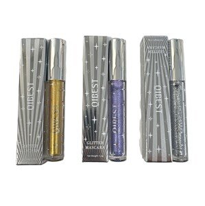 QIBEST 3ks Colours Diamond Glitter Mascara  3D Objem řas 3x3,2g