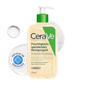 CeraVe čisticí olej se skvalanem, triglyceridy a ceramidy pro normální až velmi suchou pokožku 236ml