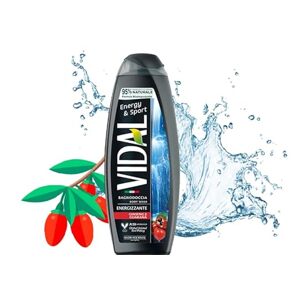 Vidal Energy & Sport Bagnodoccia sprchový gel s ženšenem a guaranou, 500 ml