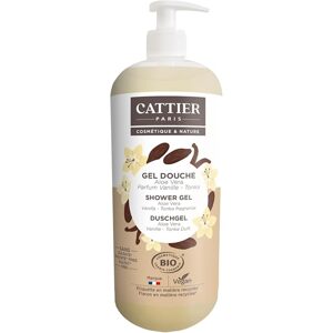 CATTIER Paris sprchový gel Vanilka - Tonka - Aloe Vera - Bez mýdla a sulfátů 1000ml