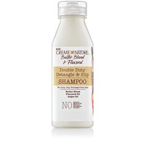 CREMEofNATURE Creme of Nature Přírodní krém, šampon na rozčesávání, máslová směs, arganový olej, lněný olej, hydratační složení 355ml