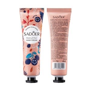 SADOER - Hydratační krém na ruce borůvka a rostliny, 30g