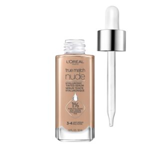 L'Oréal Paris Accord Parfait Nude Plumping Foundation 3-4, 30 ml