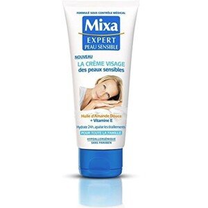 Mixa Expert pleťový krém pro citlivou pleť s mandlovým olejem + vitaminem E 100 ml