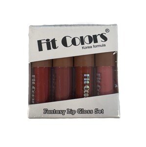 Fit Colors 4dílná sada lesků na rty Matný samet 4x3g
