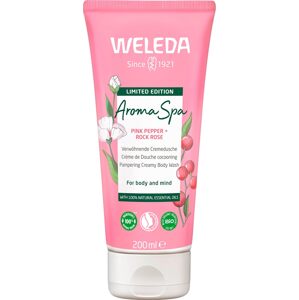 WELEDA Organic Aroma Spa sprchový gel Pink pepper + rock rose 200 ml