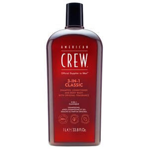American crew Klasický šampon, kondicionér a tělové mléko 3v1 100 ml