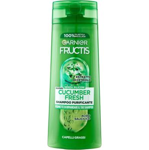 Garnier Fructis čistící šampon, pro mastné vlasy, s kyselinou salicylovou a extraktem z okurky 250ml