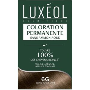 Luxéol LUXEOL COLORATION- Permanentní barva na vlasy 6G Tmavě zlatá blond
