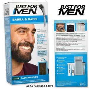Just for Men šamponové barvivo m-45 tmavě hnědé