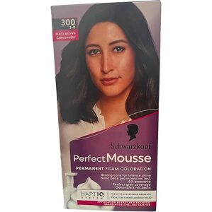 Schwarzkopf - Perfect Mousse - Permanentní barva na vlasy - Černohnědá 300