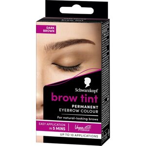 Schwarzkopf Eyebrow Tint, permanentní barva na obočí -  tmavě hnědá