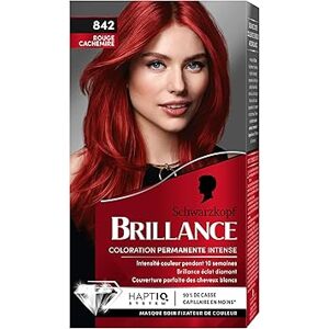 Schwarzkopf - Brilliance - Intenzivní permanentní barva na vlasy Kašmírová červená 842