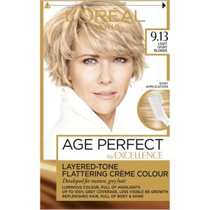 L'Oréal L'Oreal Excellence Age Perfect, 9.13 světlá krémová blond