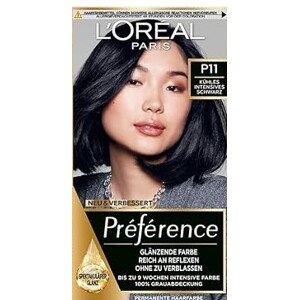 L'Oréal Paris Préférence P11 Cool Intense Black - Intenzivní černá