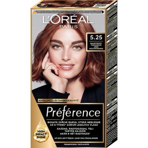 L'Oréal Paris - Préférence - 5.25 Mahagonovo-čokoládová, (poškodená krabička)